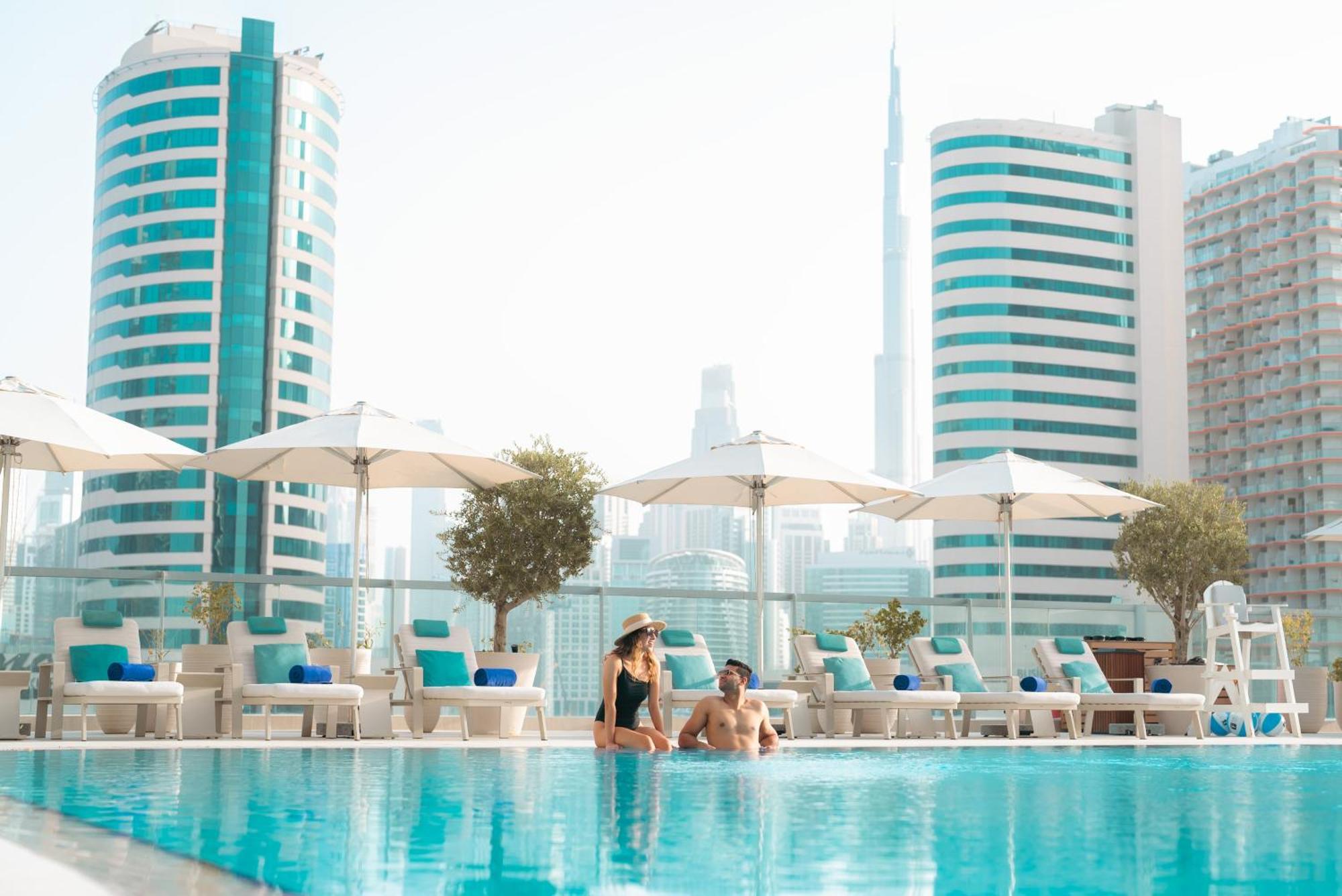 Hotel The First Collection Dubai Business Bay Extérieur photo "The pool is the best place to relax"